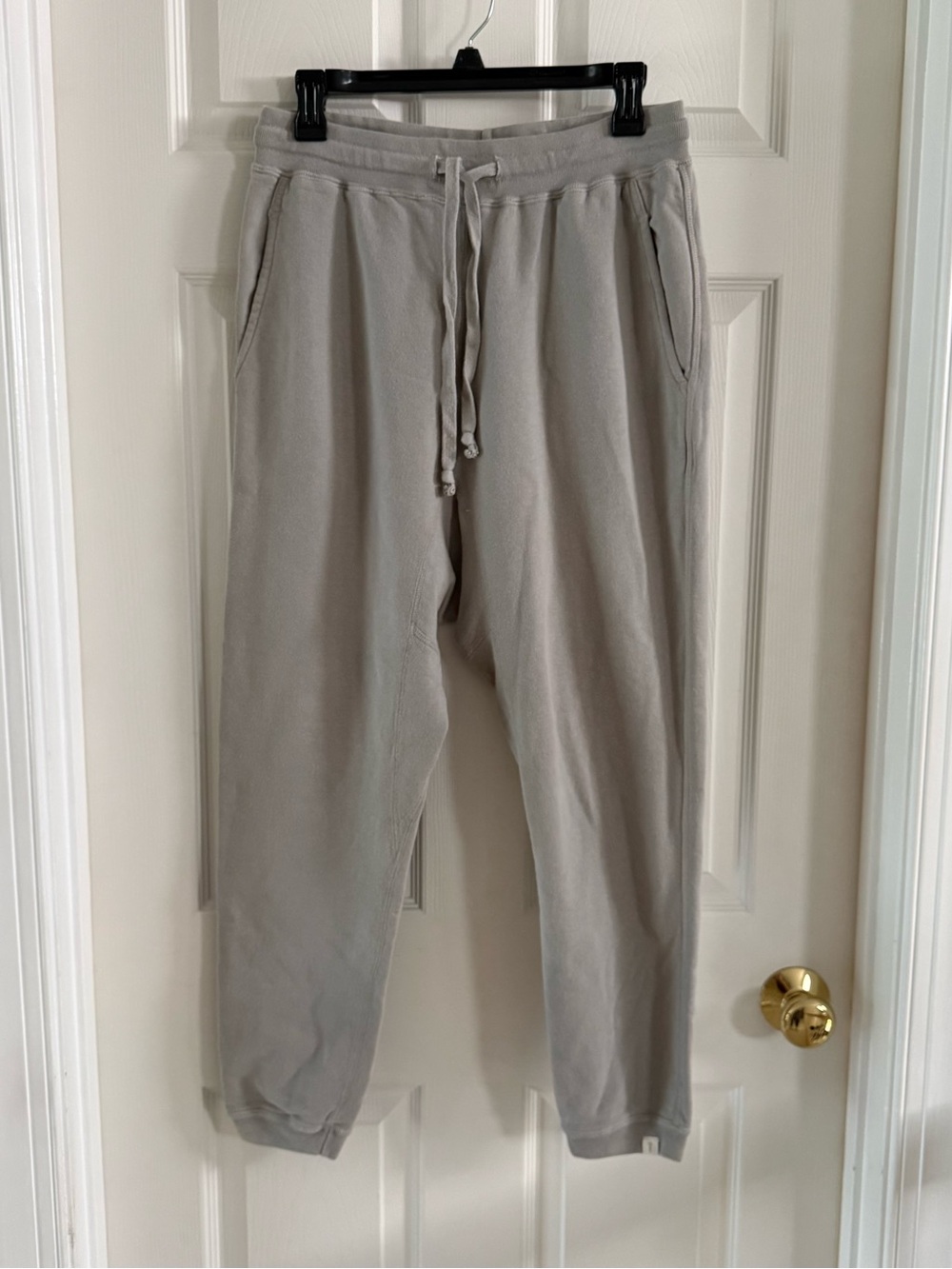 TKEES Women's Track Joggers - Light Gray